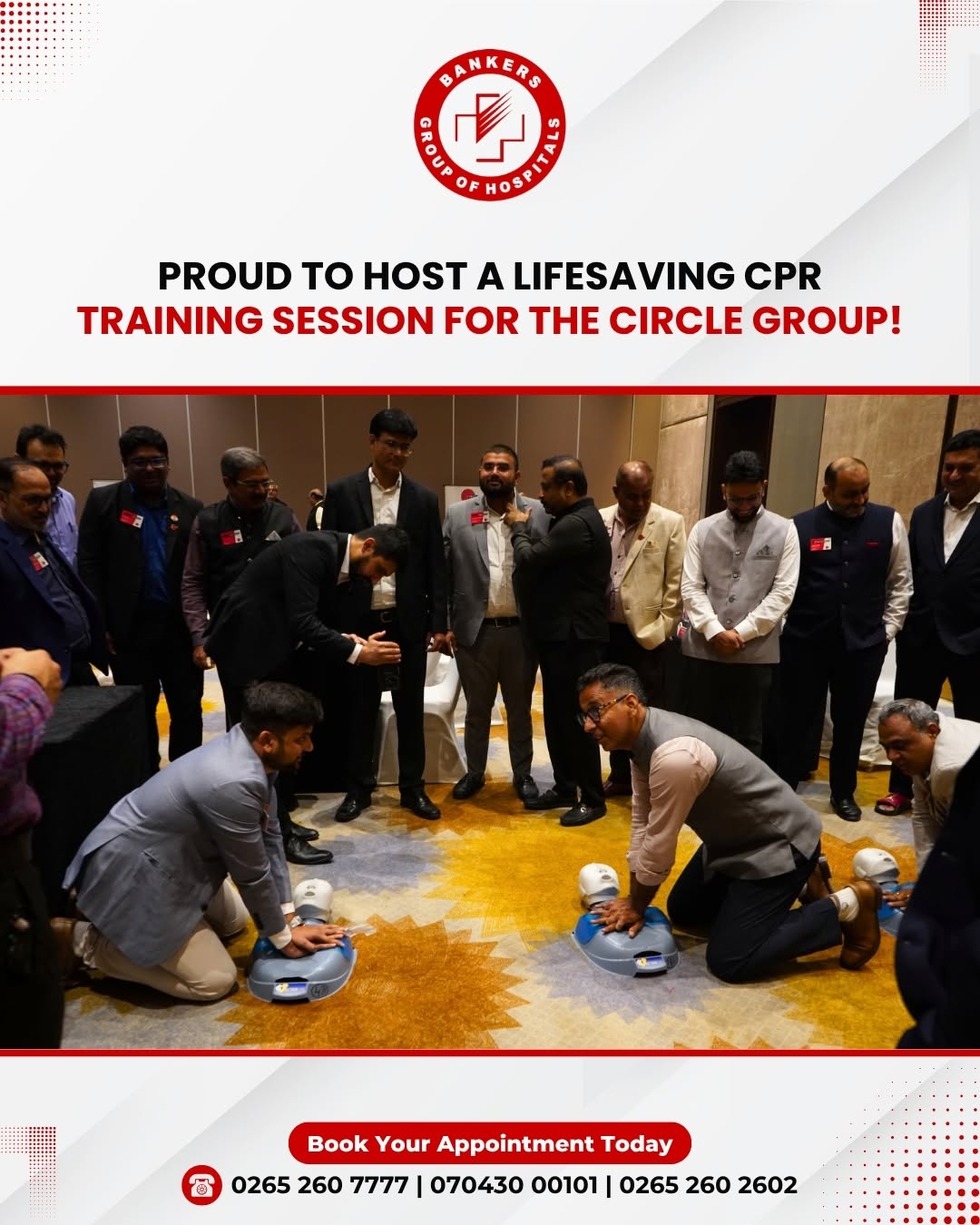 Take a look inside our interactive, high-energy CPR Training Session with The Circle group!
