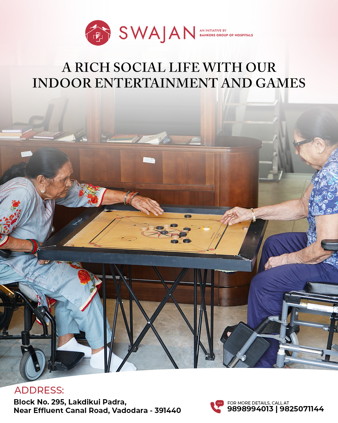 Indoor game room at Swajan!