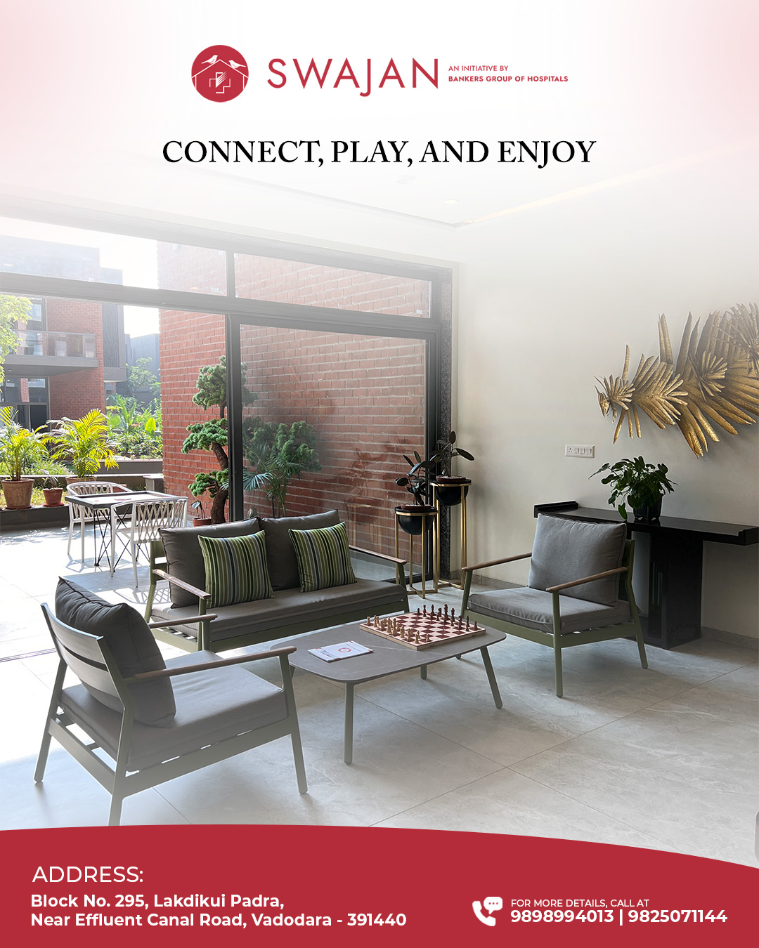 Chess or a Chat over coffee at Swajan