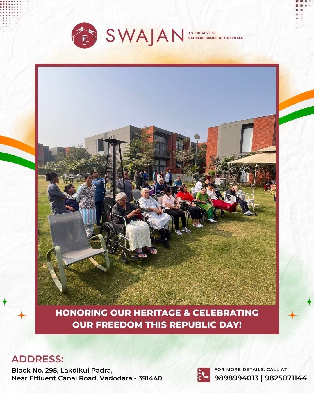 Celebrating Republic Day at Swajan