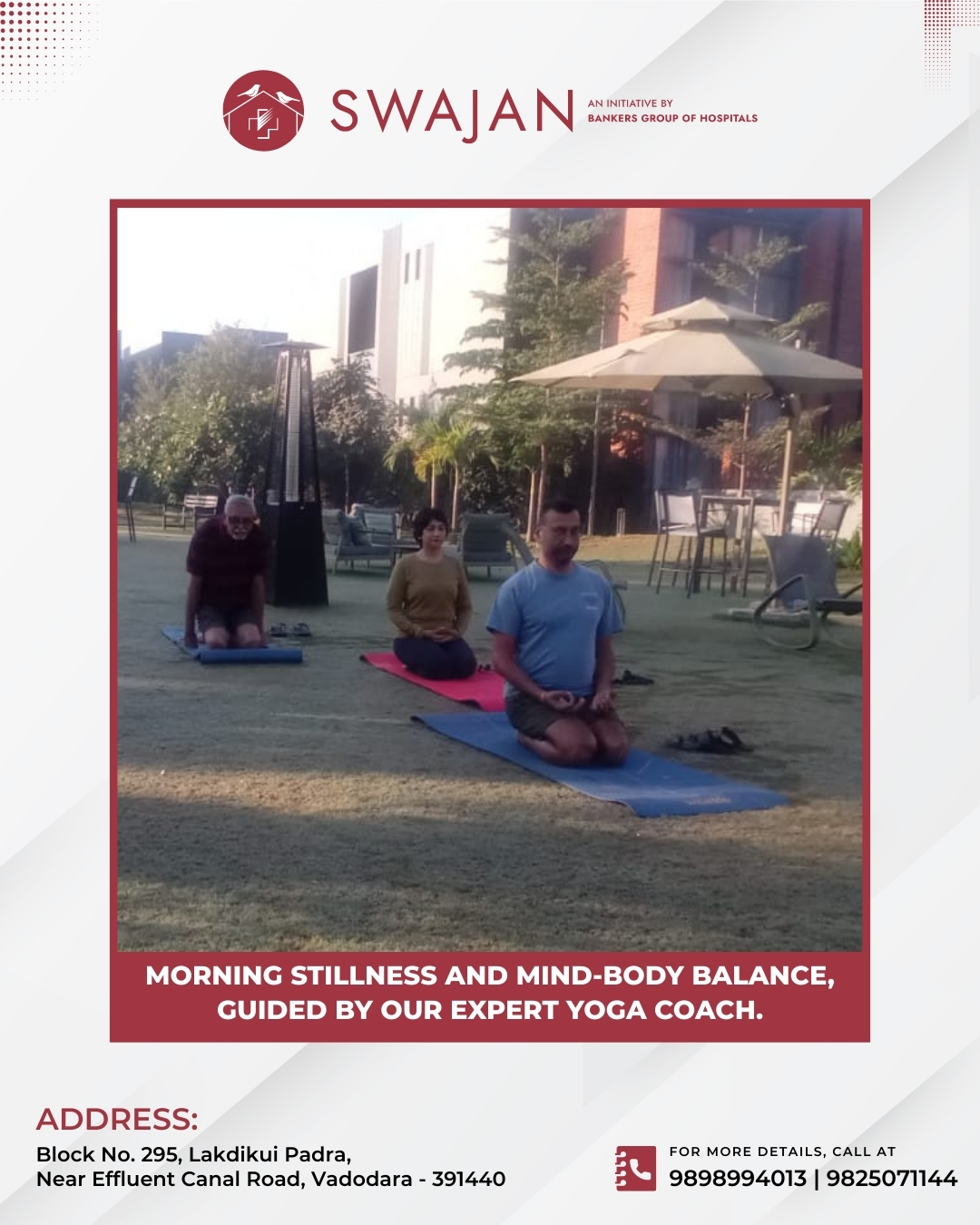 Yoga and Pranayam! at Swajan